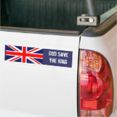 The Classic Union Jack バンパーステッカー (トラック上)