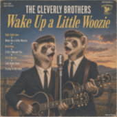 The Cleverly Brothers Album: パロディ シール (正面)