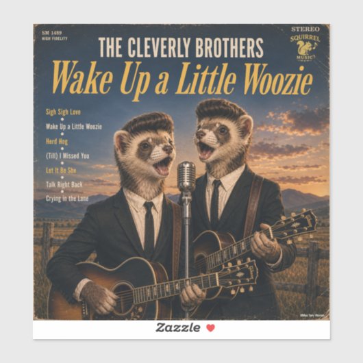 The Cleverly Brothers Album: パロディ シール (シート)