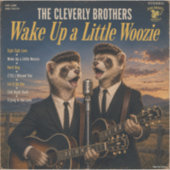 The Cleverly Brothers Album: パロディ シール (正面)