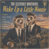 The Cleverly Brothers Album: パロディ シール (正面)