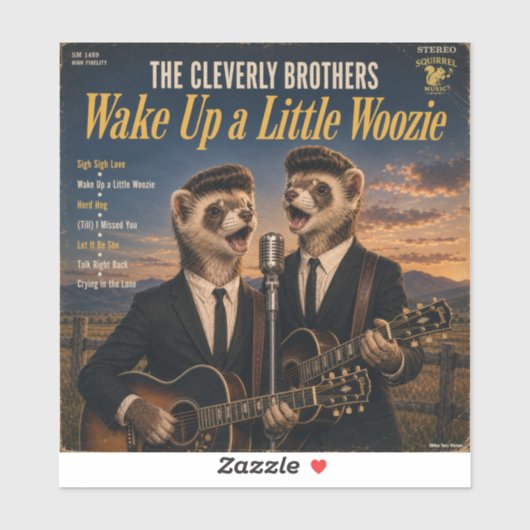 The Cleverly Brothers Album: パロディ シール (シート)