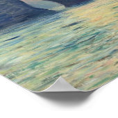 The Cliff Etretat Sunset By Claude Monet ポスター (角)