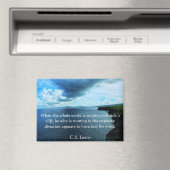 The Cliff Lewis Quote Kitchen Magnet マグネット (インサイチュ (食洗機))
