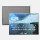 The Cliff Lewis Quote Kitchen Magnet マグネット (正面/裏面)
