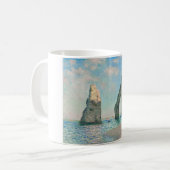 The Cliffs at Etretat 1885 by Claude Monet コーヒーマグカップ (正面左)