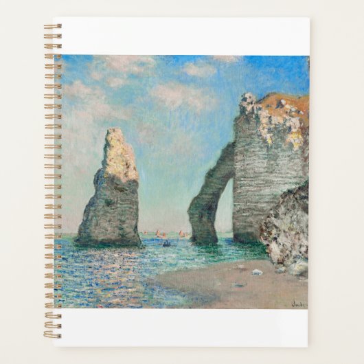 The Cliffs at Etretat 1885 by Claude Monet プランナー手帳 (正面)