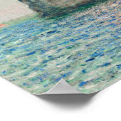 The Cliffs at Etretat 1885 by Claude Monet ポスター (角)