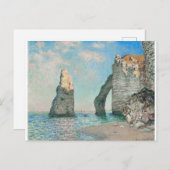 The Cliffs at Etretat 1885 by Claude Monet ポストカード (正面/裏面)