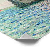 The Cliffs at Etretat by Monet ポスター (角)