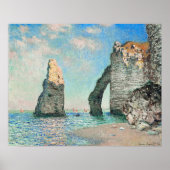 The Cliffs at Etretat by Monet ポスター (正面)
