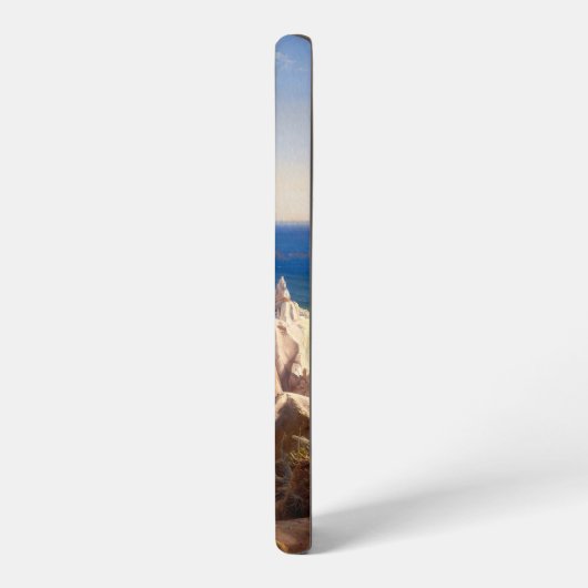 The Cliffs of the Island of Mon by Louis Gurlitt Samsung Galaxyケース (左側面)