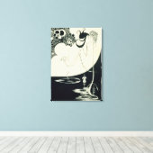 The Climax, Oscar Wiの「Salome」イラストレーション キャンバスプリント (インサイチュ (ウッドフロア))