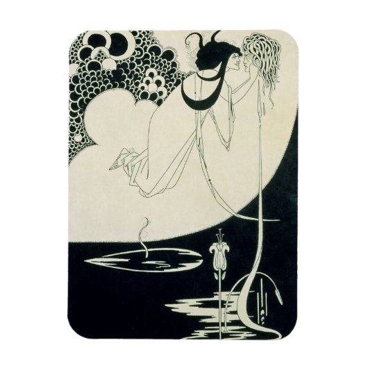 The Climax, Oscar Wiの「Salome」イラストレーション マグネット (縦)