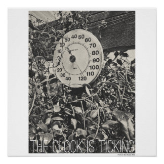 The clock is ticking. ポスター