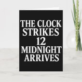 The Clock Strikes 12 Midnight Arrives Meme _2  カード (正面)