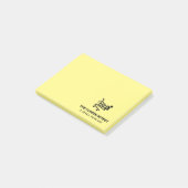 The Clopen Effect - Black Logo Notes ポストイット (アングル)