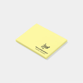 The Clopen Effect - Black Logo Post-it Notes ポストイット
