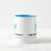 The Clopen Effect - Black Logo Two-Tone Coffee Mug マグカップ (中央)