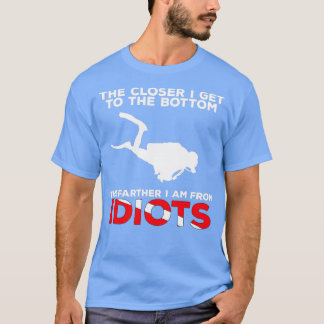 The Clother I get to the bottom Scuba Diving Shirt Tシャツ