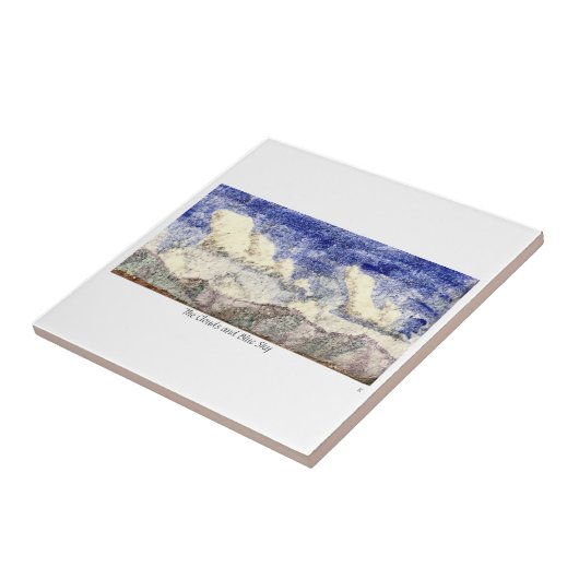 The Clouds and Blue Sky タイル (側面)