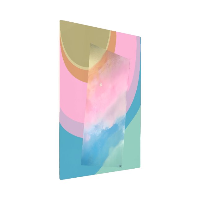 The Cloudy Rainbow  メタルプリント (3/4)