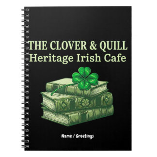The Clover & Quill: Heritage Irish Cafe Celtic  ノートブック