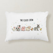 "The Cluck Crew" アクセントクッション (正面)