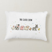 "The Cluck Crew" アクセントクッション (裏面)