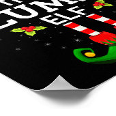 The Clumsy Elf Christmas Family Matching Pajama  ポスター (角)