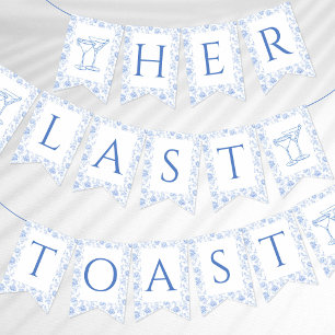The Coast Floralの彼女の最後のトースト バンティングフラッグ