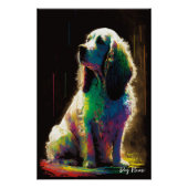 The Cocker Spaniel Dog - Composition 002 ポスター (正面)