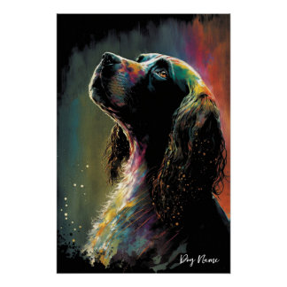 The Cocker Spaniel Dog - Composition 005 ポスター