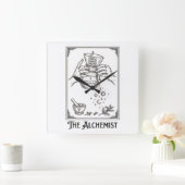 The Coffee Alchemist スクエア壁時計 (ホーム)