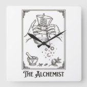 The Coffee Alchemist スクエア壁時計 (正面)