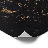 The Coffee Alchemist, Mystic Caffeine Abstract Art ポスター (角)