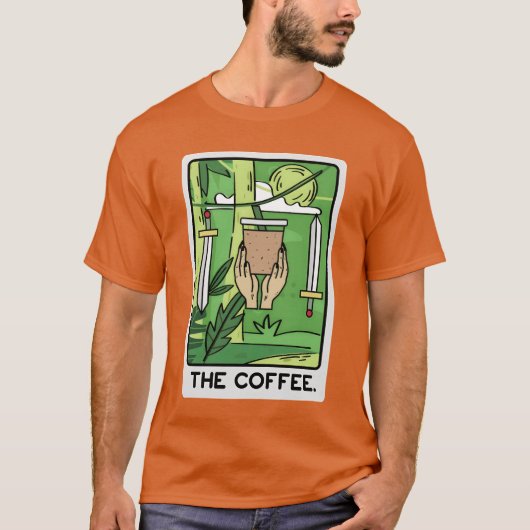 The Coffee Barista Gift family Tシャツ (正面)