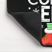 The Coffee Elf Shirt Men Women Family Matching Chr マウスパッド (コーナー)