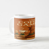 The Coffee Gambit: Cute Chess Mug コーヒーマグカップ (正面左)
