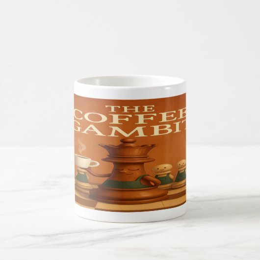 The Coffee Gambit: Cute Chess Mug コーヒーマグカップ (中央)
