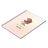 The Coffee-Powered Funny Retro Style ノートブック (左側)