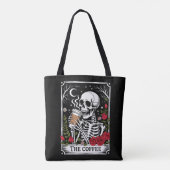 The Coffee Witchy Vibes Tote Bag – Magical Goth  トートバッグ (裏面)