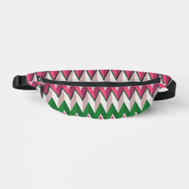 “The Colorful Accordion Look” Print Fanny Pack ファニーパック