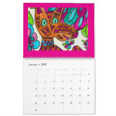 The Colorful Dog Calendar カレンダー (1月 2027)