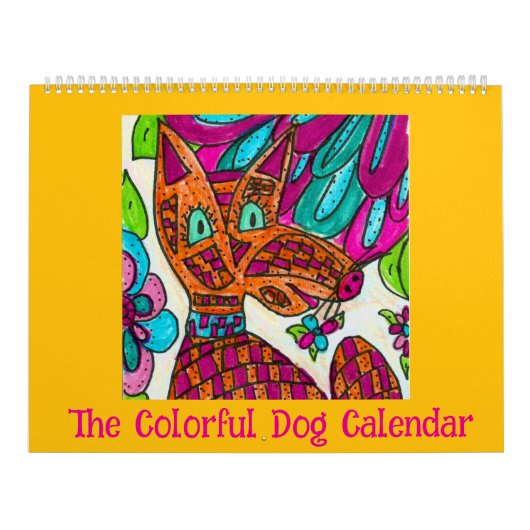 The Colorful Dog Calendar カレンダー (カバー)