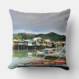 The colors of Busuanga Port クッション