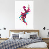 The Colors Within キャンバスプリント (インサイチュ (寝室))