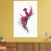 The Colors Within キャンバスプリント (インサイチュ (リビング))