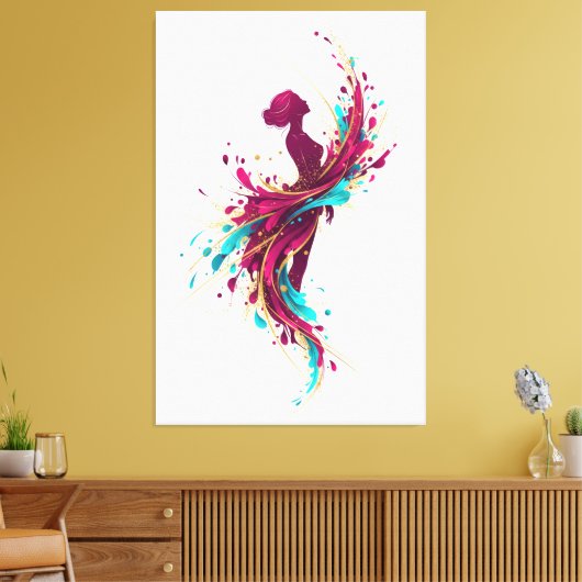 The Colors Within キャンバスプリント (インサイチュ (リビング))