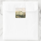 The Colosseum, Rome, 1802 (グラファイトの上にw/c on wo) スクエアシール (バッグ)